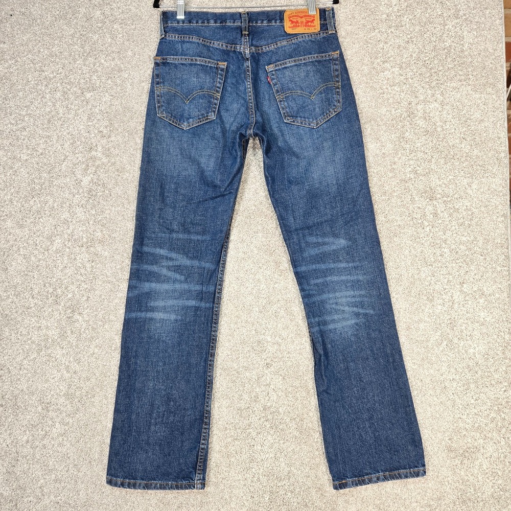 Levi's 527 Slim Bootcut Jeans Mens 31x32 blue 100% cotton